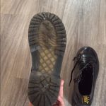 Dr. Martens  Black Leather Combat Boots 7L 6 M Photo 7