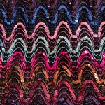 Vintage 80s / 90s Sequin Sparkly Disco Short Sleeve Blouse Multiple Size M Photo 8