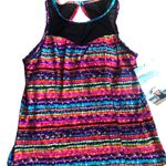 MiracleSuit DreamShaper by Olivia Tankini Swimsuit with Skirt Sz 10 Colorful Photo 3