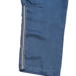Johnny Was Pull On Elastic Waist Blue Cargo Pants NEW With Tags XL R68922-6 Photo 2