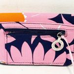 Vera Bradley  LOVES ME Quickstep Wallet ID Holder Pink Blue Floral Snap Close NEW Photo 3