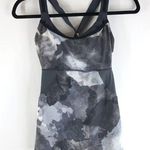 Lululemon Cross My Heart Tank Top Shelf Bra Tie Dye Gray 4 Photo 0