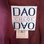 Chloé DAO CHLOE DAO Elegant Burgundy Sleeveless Dress With Side Pockets S 4. E74 Photo 4