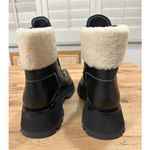 3.1 Phillip Lim Kate Lug Sole Double Zip Shearling Boots Leather 7 US 38 EU NWOB Photo 9
