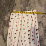 Source Unknown White and Red Cherry Pajama Set Photo 4