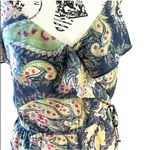 American Eagle American‎ Eagle Romper Women's Paisley Floral Boho Small 2013 NWT Photo 2