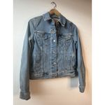 Levi's  Strauss Distressed Stretch Jean Jacket Women's Size Small Light Wash Photo 3