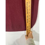 Halogen  Women Cashmere/Wool Blend Sweater Tunic Luxurious L Sleeve Burgundy Sz M Photo 6