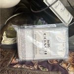 Coach Authentic  1941 calf leather /signature jacquard 3 compartnents zip Wallet Photo 8