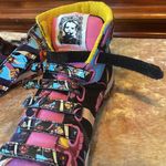 Reebok Rolland Barry x Women’s NPC Slim Mid Multi-Color Floral Silk Screen $200 EUC US 8 Photo 4