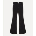 Frame  Le High Rise Flare in Black Noir Sz 29 Photo 2