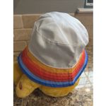 SURFSIDE Blue/Sunset Stripe Reversible Bucket Sun Hat Unisex Adult One Size Photo 6