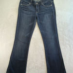 Paige  Jeans Womens 28x28 Laurel Canyon boot cut dark‎ blue Denim low rise Y2K Photo 0