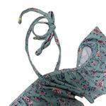 BluC Womens Plus Size 3X Bikini Bathing Suit Top Off Tie Shoulder Strap Floral Photo 5