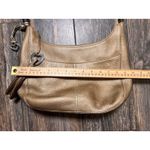 Brighton  Barbados Gold Leather Hobo Shoulder Bag Heart Charm Braided Strap Purse Photo 4