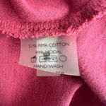 Peruvian Connection  3/4 Sleeve Pink Womens Top Size Small Scoop Neck Long Length Photo 8