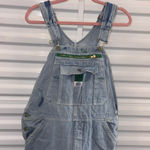 Vintage Liberty Blue Denim Tie Dyed Overalls Size 34 Photo 2