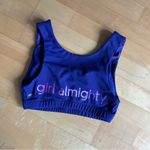 Fabletics “girl almighty” Deep Purple Activewear Sports Bra, Size XS Photo 2