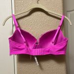 Victoria's Secret Victoria’s Secret DREAM ANGELS Lightly Lined Lace Demi Bra 34DD Pink Berry Photo 6