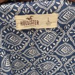 Hollister ✨HP✨Patterned blue tank criss cross back tank top✨ Photo 5