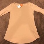 Joe Fresh  Orange & Tan 3/4 Sleeve Shirts (2) Photo 3