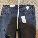 Judy Blue NEW  Skinny Fit Black Buffalo Plaid Patch Distressed Cuffed Jeans 30 Photo 10