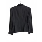 Kasper for A.S.L. Women's Size 6 Pinstripe Blazer Professional Casual Black Photo 13