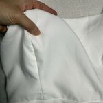 Lulus Blissfully Beaming White Sleeveless Bow Mini Dress Size M Bridal Wedding Photo 4