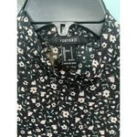 Forever 21  black floral sheer Mock neck bodysuit Size Small Photo 3