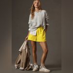 Anthropologie  Sunday in Brooklyn Vibrant Chartreuse Pocket Athletic Wind Short M Photo 1
