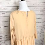 BKE Long Sleeve Beaded Trim High Low Tunic Top blouse Size Medium Photo 8