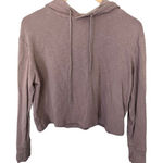 UFC Gym Beige Crop Hoodie Sweatshirt‎ Tan Photo 0