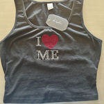 NWT: Bling Tank Top (S) Black Photo 0