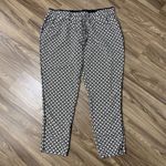 Coldwater Creek  Size 1X 18 Pants Natural Fit Geometric Print Elastic Drawstring Photo 1