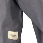 Light Blue Calvin Klein Designer CK Sweatshirt Top Athletic Crop Women’s Large! Photo 4