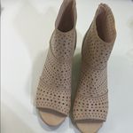 Rampage Tan Ankle Booties with Perforated Design Photo 13