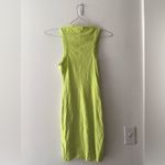 SKIMS Soft Lounge Cotton Rib Tank Dress in Daffodil Yellow Size Medium Photo 9