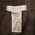 Delia's ππ Fleece Lined Hig Rise Leggings Charcoal Gray One Size Photo 4
