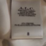 ALC Frank A.L.C. Darden Ruffle Cutt Top Ivory White Size 8 Photo 5