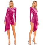 Michael Costello  x REVOLVE Hollie Mini Dress in Magenta XS Photo 6