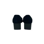 RODO Black Square Snakeskin Toe Western Style Heels Size 35‎ / US 5 Photo 5