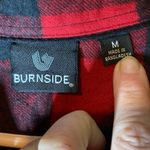 Burnside buffalo print maids of honor flannel shirt long sleeve wedding medium Photo 3