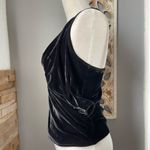 Open Edit Elegant Black Halter Wrap velvetTank Top Photo 1