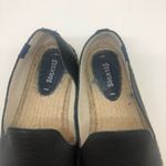 Anthropologie Saludos black leather slip on espadrille flats Photo 3