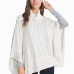 White House | Black Market Cowl Neck Sweater Poncho Large Photo 0