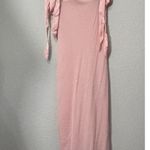 Free People NEW  Got Glam Mesh Slip Dress Pink Adjustable Satin Strap SM Romantic Photo 3