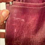 💕💕💕BOGOHO💕💕💕Unique Distressed Purple Leather Pants Photo 4