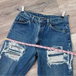 Levi's Vintage orange tab Levi’s distressed‎ kick flare crop jeans Photo 6