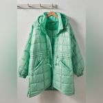 NWT Free People Movement Patricia Packable Puffer In Misty Green Blue Photo 4