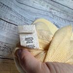 Soft Surroundings  Short Sleeve Yellow Sweater Cashmere & Wool Med Photo 2